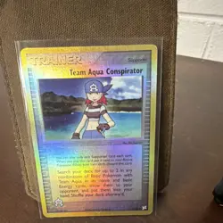 Pokemon TCG EX Team Aqua vs Team Magma Holo Archie 71/95 & Team Aqua Conspirato… - Image 3