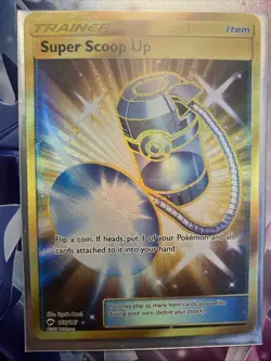 Super Scoop Up - 166/147 - Pokemon Burning Shadows Sun Moon Secret Rare Card NM - Image 2