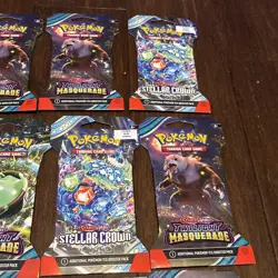 Unopened Pokemon TCG Scarlet & Violet Packs / Sinnoh Stars Mini Tin - Image 5