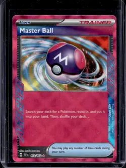 2024 Pokemon Temporal Forces Master Ball #153/162 - Image 1