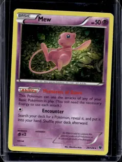 2016 Pokemon XY Fates Collide Mew Holo #29/124 - Image 1