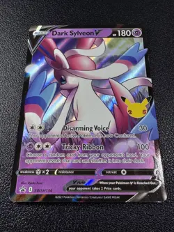 Pokemon Dark Sylveon V Sword & Shield Promo Full Art Holo SWSH134 - Image 2
