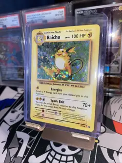 2016 XY - Evolutions Holo Raichu Stage 1/Rare Holo #36 - Image 3
