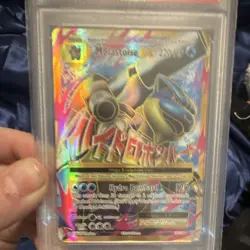 Pokemon M Blastoise EX Evolutions Full Art Holo Ultra Rare 102/108 English PSA 9 - Image 4