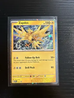 Zapdos Cosmos Holo Rare SVP Promo 157 Pokemon Scarlet & Violet - Surging Sparks - Image 1