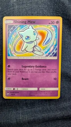 Pokemon Shining Mew Shining Legends Shiny Holo Rare 40/73 READ DESCRIPTION - Image 1