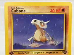 Cubone 50/64 Jungle Set WOTC 1st Edition Pokemon Card - Moderately Played - Image 3