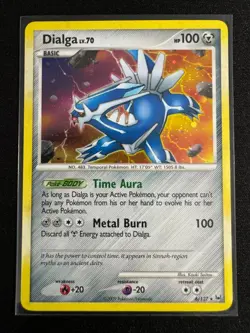 Pokemon TCG Dialga 6/127 Holo Platinum Series Base Set 2009 NM - Image 1