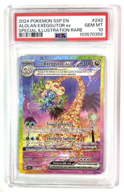 Pokemon Alolan Exeggutor ex 242/191 Special Illustration Rare PSA 10 SIR - Image 1