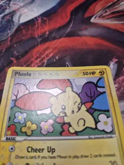 Pokemon POP Series 3 Plusle 5/17 Holo Rare LP/MP - Image 3