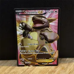 Pokemon Kangaskhan EX Ultra Rare Full Art 103/106 Flashfire Holo 2014 TPC - Image 1