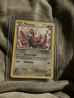 Pokemon TCG Minccino Reverse Holo 84/99 Next Destinies - Image 1