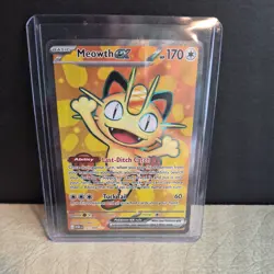 Meowth ex 107/088 FULL ART ULTRA RARE HOLO Perfect Order Me03 Pokemon English EN - Image 1