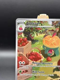 Pokemon Appletun Illustration Rare SV08: Surging Sparks 211/191 NM (BL5) - Image 3
