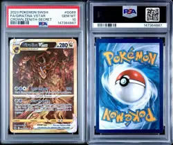 POKEMON 2023 Crown Zenith Secret Rare GIRATINA Vstar #GG69 PSA 10 Gem Mint - Image 3