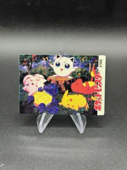 Jigglypuff Sings Holo Pokemon Vintage Pocket Monsters Vending Prism Sticker 388 - Image 1