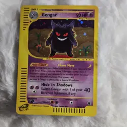 Pokemon Gengar 13/165 Expedition Base Set Holo Rare 2002 Stage 2 90 HP - Image 1