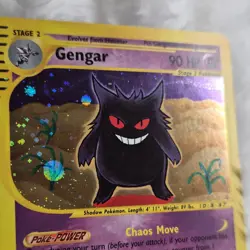 Pokemon Gengar 13/165 Expedition Base Set Holo Rare 2002 Stage 2 90 HP - Image 3