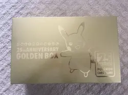 Pokemon 25th Anniversary Golden Box Japanese Opened Box Only - Image 1