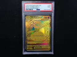 Pokemon Mega Evolution #187 Mega Gardevoir EX Hyper Rare Gold PSA 9 MINT - Image 1