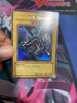 YUGIOH - RED EYES B. DRAGON - ULTRA RARE - SDJ - UNLIMITED - HP - Image 1