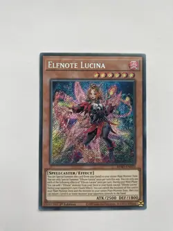 BPRO-EN010 Elfnote Lucina Secret Rare 1st Edition YuGiOh - Image 1