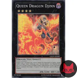 Yugioh Queen Dragun Djinn GAOV-EN049 Super Rare NM - Image 1