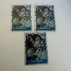 3x Edward. Newgate OP13-042 Playset - One Piece TCG - ENG! NM ! - Image 1