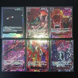 Five Elders Imu Alt Art Red Set Carrying on His Will One Piece Card Japanese - Image 1