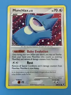Munchlax 69/111 Rising Rivals Common Pokemon Card NM - Image 2