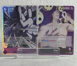 One Piece ENEL OP15-058 LEADER & OP15-060 SR Adventure On Kami’s Island Eng - Image 1