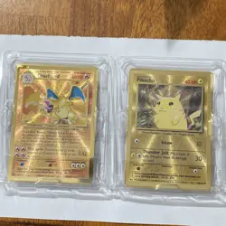 Charizard (Celebrations Metal Card) 004/102 & 058/102 Pikachu Metal Plus Arceus - Image 1