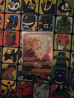 Pokemon TCG Briar Card Stellar Crown Special Illustration Rare 171/142 NM - Image 1