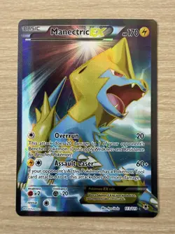 Manectric EX 113/119 Phantom Forces Full Art Ultra Rare Pokemon Card - Image 1