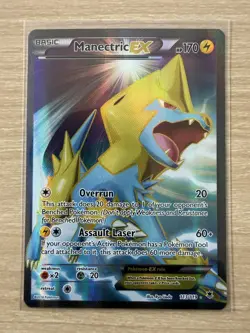 Manectric EX 113/119 Phantom Forces Full Art Ultra Rare Pokemon Card - Image 3