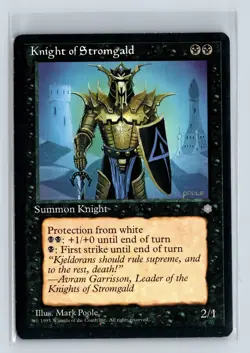 (3x) KNIGHT OF STROMGALD – MTG Magic the Gathering Card – Ice Age – Uncommon - Image 1