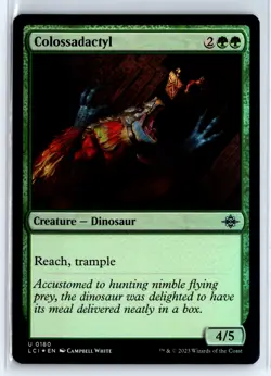 FOIL Colossadactyl The Lost Caverns of Ixalan – MTG Magic the Gathering Card - Image 1