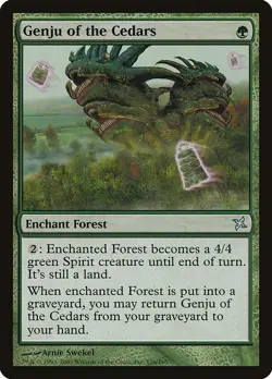 (1x) GENJU OF THE CEDARS - Betrayers of Kamigawa – MTG Magic the Gathering Card - Image 1