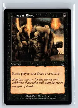 (2x) INNOCENT BLOOD - Odyssey – MTG Magic the Gathering Card - Common - Image 1