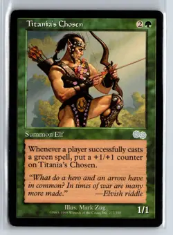 Titania's Chosen Urza's Saga Uncommon – MTG Magic the Gathering Card - Image 1