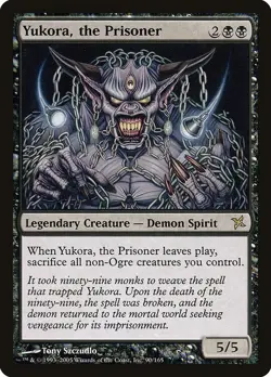 (1x) YUKORA, THE PRISONER - Betrayers of Kamigawa – MTG Magic the Gathering Card - Image 1