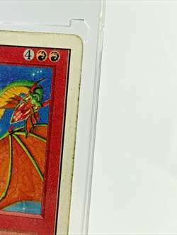 SHIVAN DRAGON UNLIMITED – Vintage MTG Magic the Gathering Card in Holder - Image 5