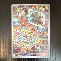 Pokemon Rotom 197/182 Sv10: Destined Rivals Illustration Rare Holo 60HP Card - Image 1