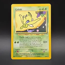 Pokemon TCG Celebi Neo Revelation Card 16/64 Regular Rare - Image 1