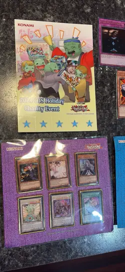 Yu-Gi-Oh! Promotional Pins + Sealed Lost Art Promos + Charity Event Card Lot - Image 2