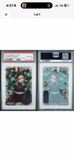 CARDDASS DEMON SLAYER: KIMETSU NO YAIBA STAINED GLASS All Cards Included 4 Total - Image 2