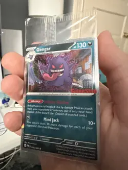 Pokemon Gengar GameStop Promo Holo Card 050/088 130HP Mind Jack English - Image 2
