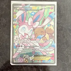 Sylveon EX Ultra Rare Holo Full Art RC32/RC32 Generations Pokemon Card 170 HP - Image 1