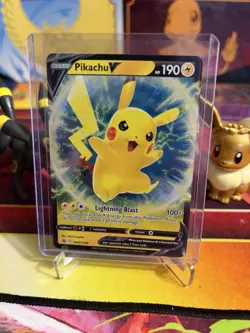 Pikachu V SWSH198 SWSH: Sword & Shield Promo Cards Holo NM - Image 3