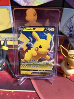 Pikachu V SWSH061 SWSH: Sword & Shield Promo Card Holo NM - Image 3